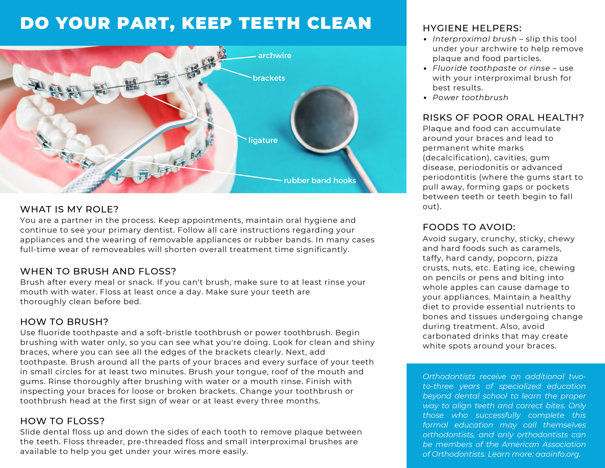 The Braces Diet & Care
