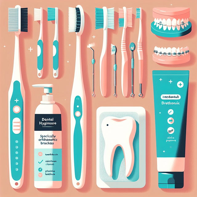 toothbrushes for braces, interdental brushes, fluoride toothpaste