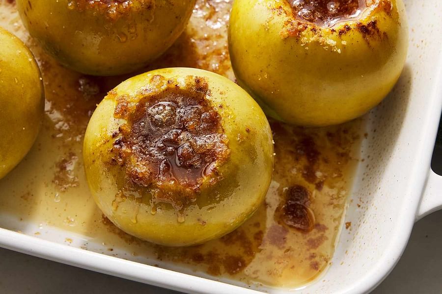 soft baked apples