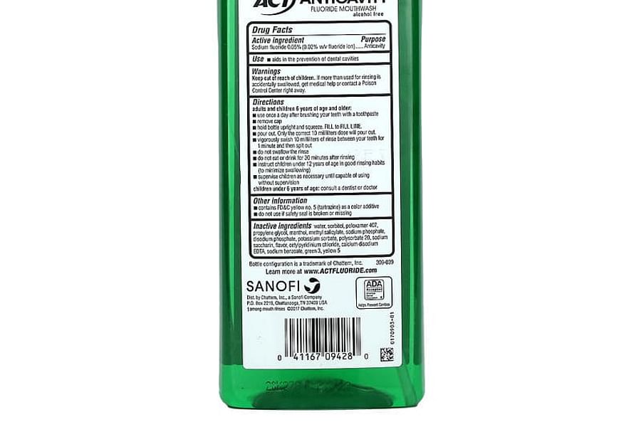 alcohol-free mouthwash