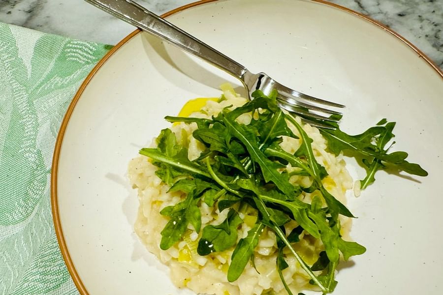 creamy risotto dish