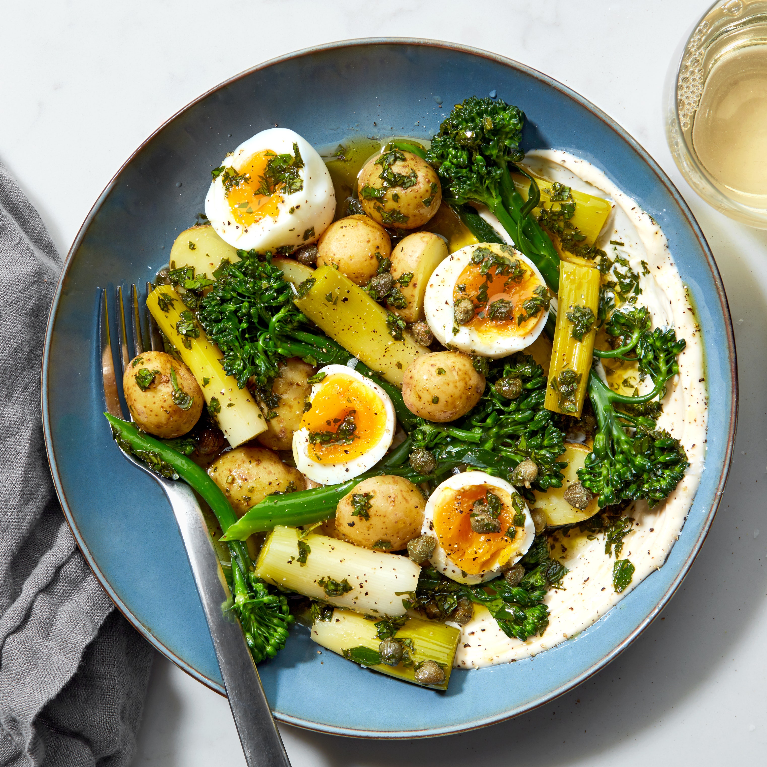 soft steamed vegetables