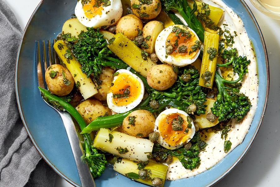 soft steamed vegetables